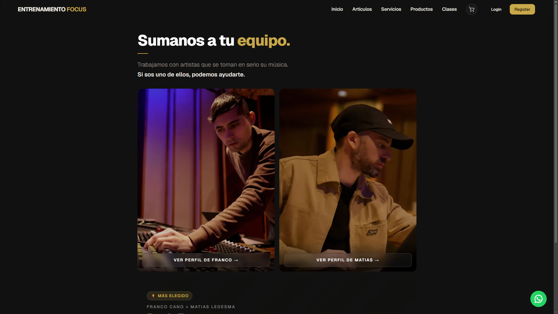 Entrenamiento Focus, captura 4 de 5